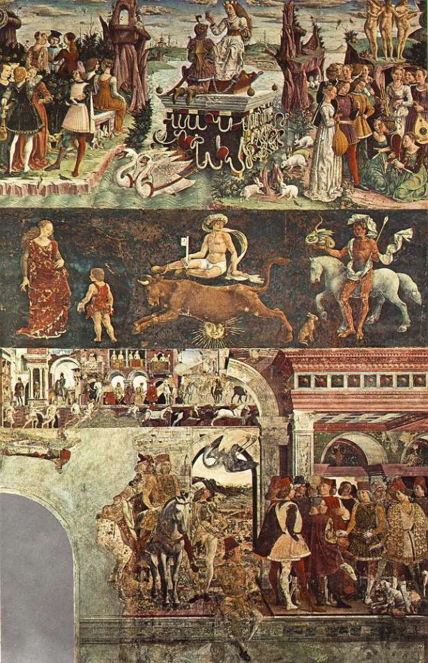 Cossa, Francesco del (1436-1478)- Allegory of April - Triumph of Venus.jpg